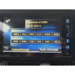 Mise à jour 2025 V1 du système de navigation USB Toyota Touch 2