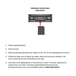 Citroën Peugeot MyWay / Wip Nav Rneg Firmware Update R50 Carte SD